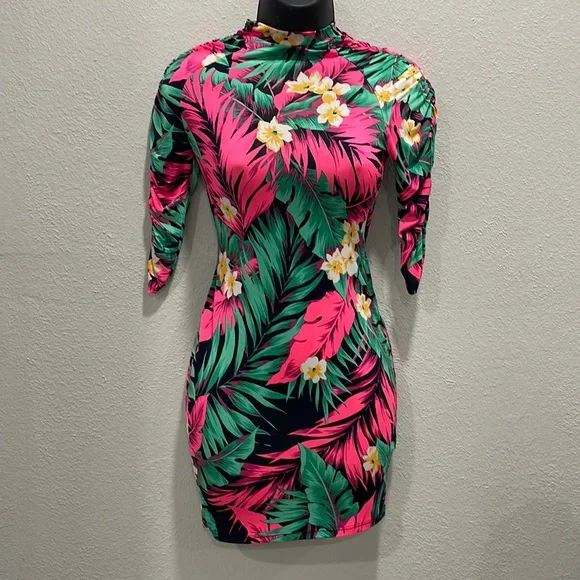 slim fit dress slacks Ka'anapali Aqua Leilani Holoku Dress with Cap Sleeves 2XL / Aqua main image 0